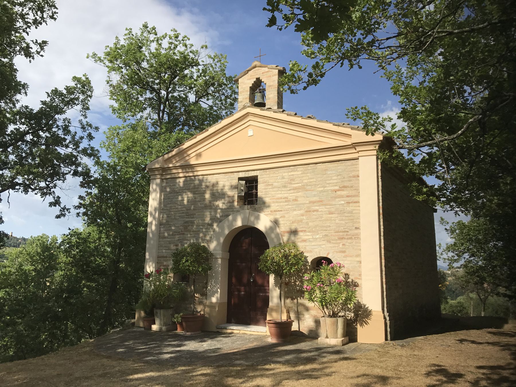 The small chapel in the grounds
