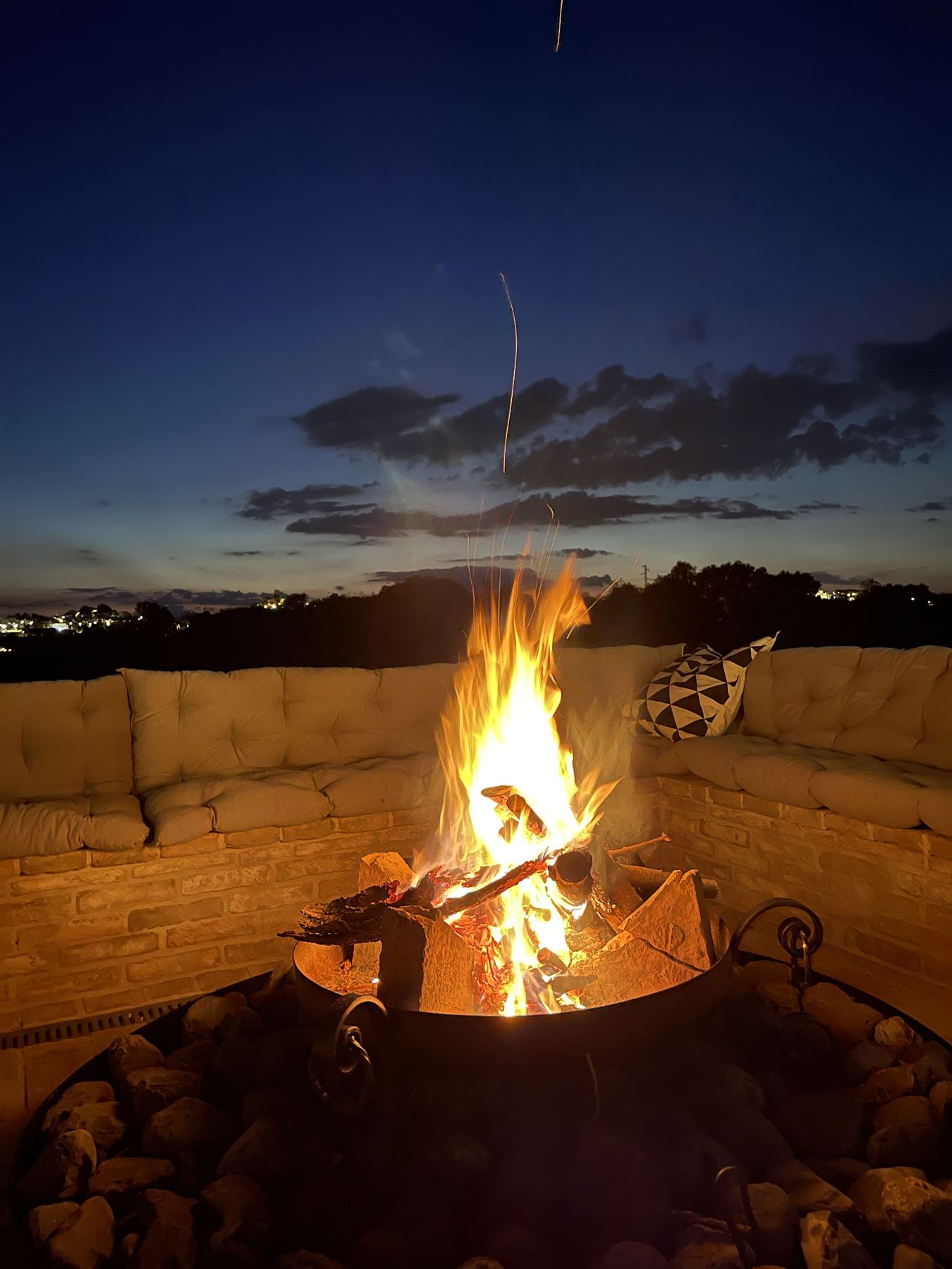 The fire pit