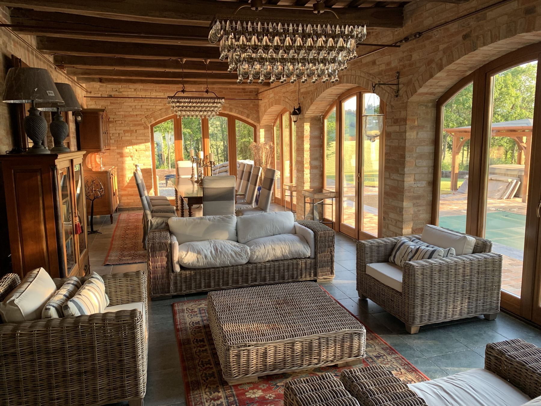 The loggia living room