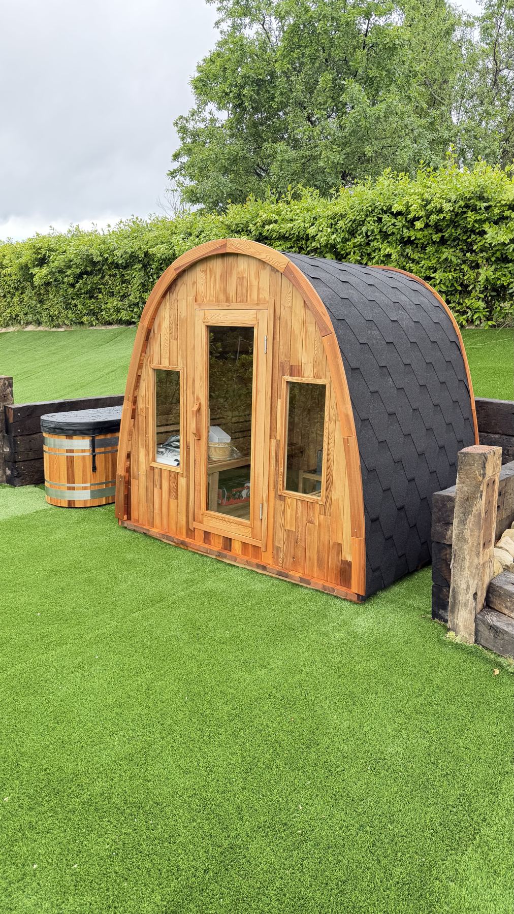 The garden sauna